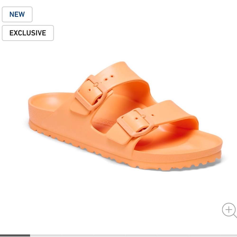 Brand new Birkinstock Eva sandals in papaya